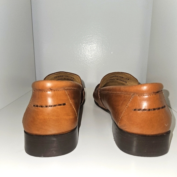 VANELI Debbie Tan Leather Loafers 9N - Picture 5 of 7